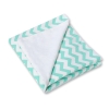 Wendbare Babyautositzdecke - Mint Chevron